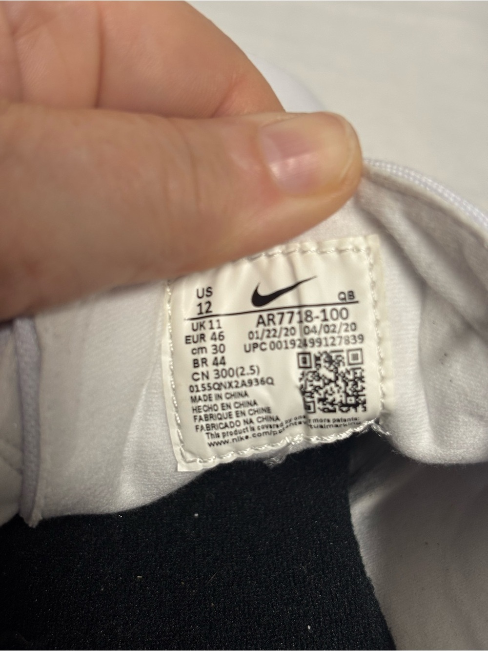 Nike Zoom Stefan Janoski Canvas Zoom Air White Skate Boarding Mend 12 NWOT - Picture 4 of 13